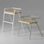 Dowel Jones Hurdle Chairs: Stylish and Sturdy Seating 3D model small image 1