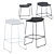 Sleek Last Minute Stool 3D model small image 1