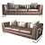 Goltuh 220: Sleek and Stylish Sofa 3D model small image 1