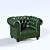 Luxury Chester Armchair 3D model small image 1