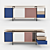 Modulo Contemporary Sideboard: Stylish and Functional 3D model small image 1