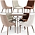 Modern Dining Table Set - Elegant and Functional 3D model small image 1