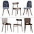 Versatile Seating Collection: 3 Distinct Chairs 3D model small image 1