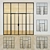 Elegant Swing Glass Partition 3D model small image 1