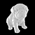 Adorable Bulldog Puppy Statue 3D model small image 1