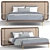 Porada Killian Bed Set: Sleek and Stylish Design 3D model small image 1