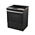 Sleek Slide-In Electric Range 3D model small image 1