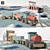 Woodland Train Set with Playmat 3D model small image 1