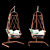 Nautical Swinging Chair: Perfect for Outdoor Relaxation 3D model small image 1