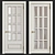 Elegant Classic Doors for Timeless Interiors 3D model small image 1