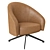 Elegant Violetta Leather Armchair 3D model small image 1