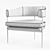 Elegant Isabella Chair: Timeless Design 3D model small image 3