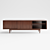 Versatile Wood Console 3D model small image 1