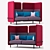 BuzziSpark 2-Seater High-Back Sofa 3D model small image 2