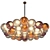 Bocci Glass Cluster Chandelier 3D model small image 1