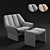 Elegant Hirundo Chair by Busnelli 3D model small image 1