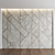 Elegant Bosco Ardeco Marble Wall with Decorative Profile 3D model small image 1