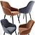 Elegant Rochelle Lounge Chair 3D model small image 1