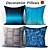 Luxury Decorative Pillows Set 3D model small image 1