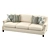 Cozy 3-Seater Sofa Set 3D model small image 1