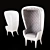 Sleek Showtime Chair: Modern Design 3D model small image 1