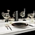 Elegant Table Setting Kit 3D model small image 2