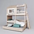 Bookwood Kids Bed House | Model: My Place | SKU: 1005 3D model small image 2