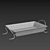 Cambridge Graphite Baking Dish: Sleek & Functional 3D model small image 2