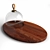 Elevate: Prospect Glass Dome Serving Board 3D model small image 1