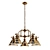 Kensington A1511LM-5PB Chandelier: Elegant Bronze Lighting 3D model small image 1