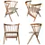 Vintage Windsor Chair - Classic Design 3D model small image 1