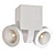 Dual LED Spotlights 3D model small image 1