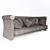 Imperial Velvet Sofa by Visionnaire 3D model small image 2