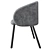 Nasu Upholstered Chair with Armrests 3D model small image 2