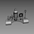 Stylish Bar Set with Accessories 3D model small image 3