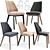 Modern Vaz Dining Chair: Sleek and Stylish 3D model small image 1