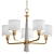 Vintage Gold Chandelier - Palacio Collection 3D model small image 1