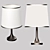 Elegant Table Lamp Set 3D model small image 3