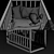 Dreamland Haven Kids Bed 3D model small image 3