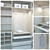 Sleek Illuminated Wardrobe with LED Doors 3D model small image 3