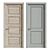 Elegant Interior Doors for Timeless Charm 3D model small image 1