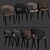 Dartford Open Back Armchair: Modern Elegance for Your Space 3D model small image 3