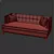 Luxury Comfort Sofa 3D model small image 3