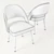 Modern Chic Ava Side Chair 3D model small image 2