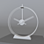 Minimalist Desk Clock - Nomon "Aire 3D model small image 2