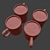 Elegant Coffee Cup Set-02 3D model small image 3