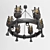 Elegant Omnilux Chandelier - 900 x 450mm 3D model small image 2