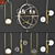 Sleek Ceiling Light Set 3D model small image 1