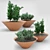 DAMAS Corten Steel Planter 3D model small image 1