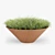 Damas Steel Planter: Traditional & Durable 3D model small image 2